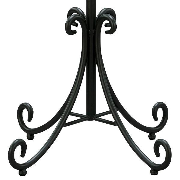 コートハンガー ポールハンガー アイアン アンティーク調 アラベスク