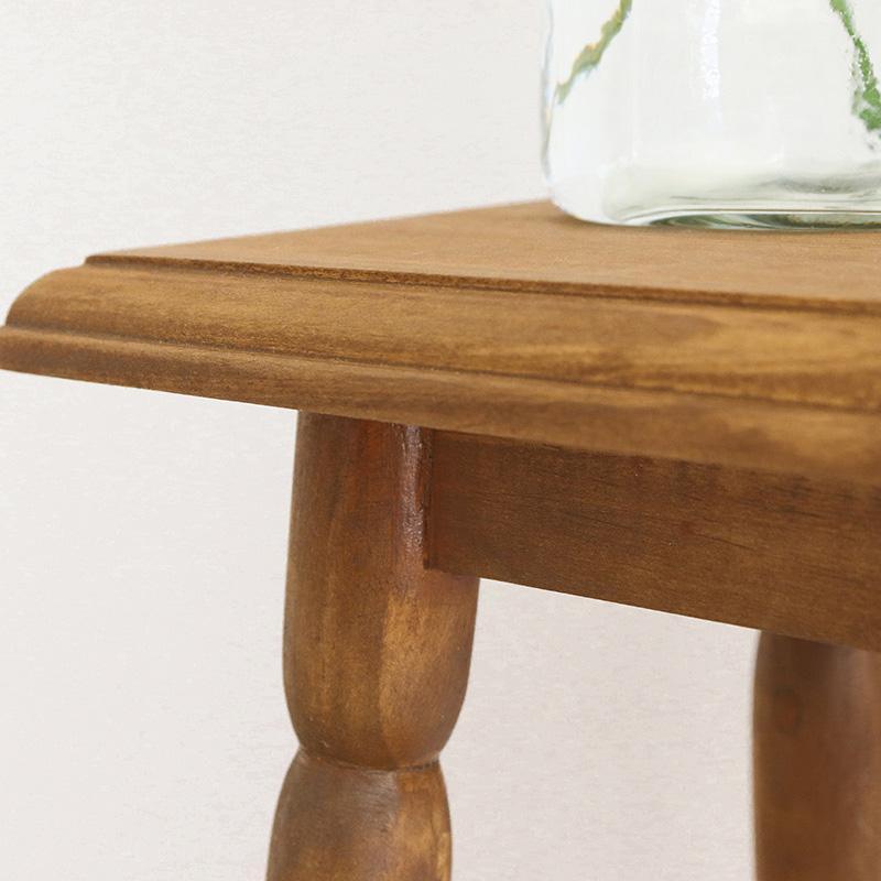 花瓶台 フラワースタンド 花台 木製 室内 アンティーク ハンドメイド