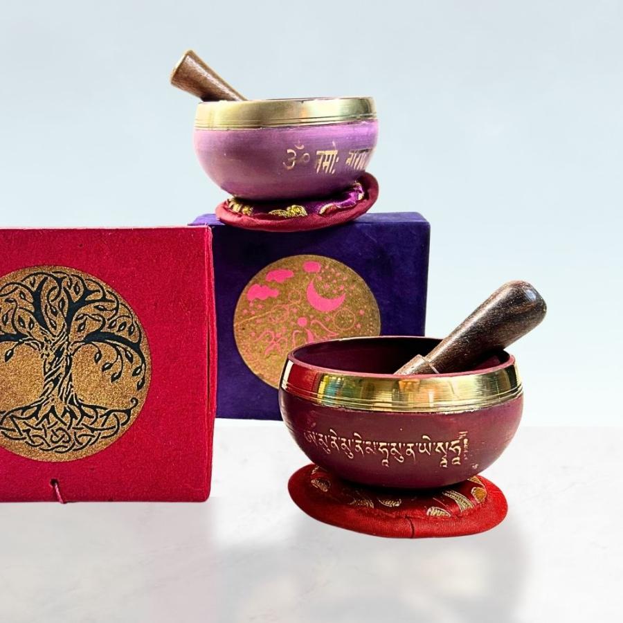 宇宙のシンギングボウル おりん チャクラ ヒーリング 瞑想 レッド