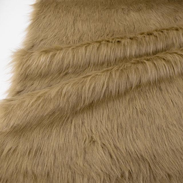 生地 フェイクファー/ロングファー（1051） 855.ミックスベージュ