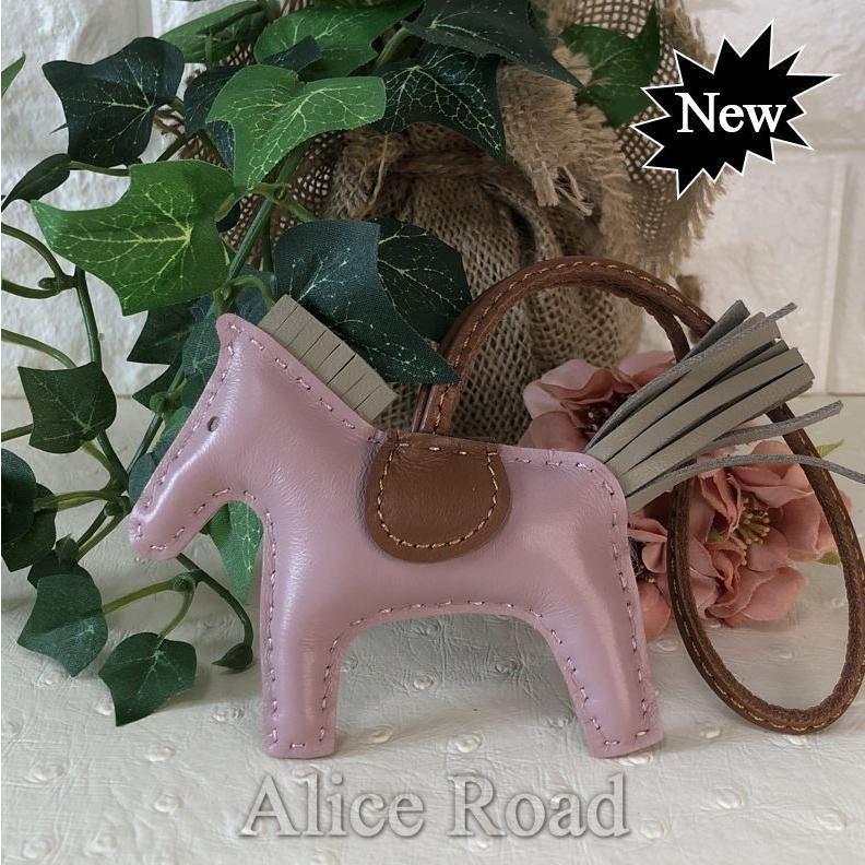 1位獲得! レディースバッグチャーム部門 Sサイズ カラー 本革 お馬さん