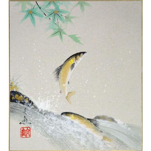 色紙4枚セット 四季の彩り(2) 中谷文魚 : 大瑠堂 - 通販 - Yahoo