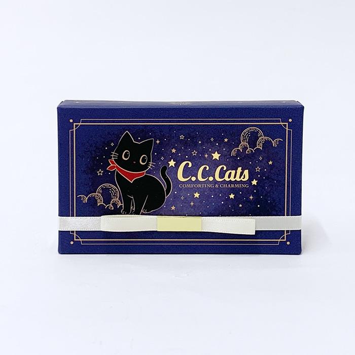 在庫限り！C.C.キャッツ ミニギフト チョコ * 青 手提げ袋付き