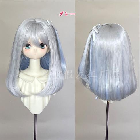 ドール用耐熱ウィッグ1/3 1/4 球体関節人形用ウィッグSD DD MSD MDD