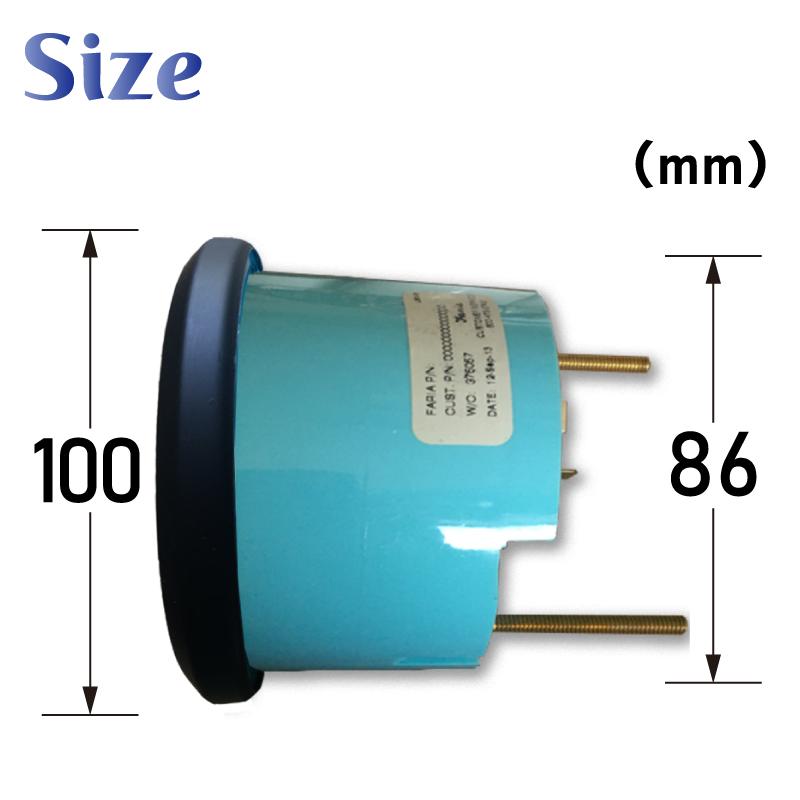 船外機用 タコメーター 黒 ブラック FARIA製 12V ゲージ 船 ボート