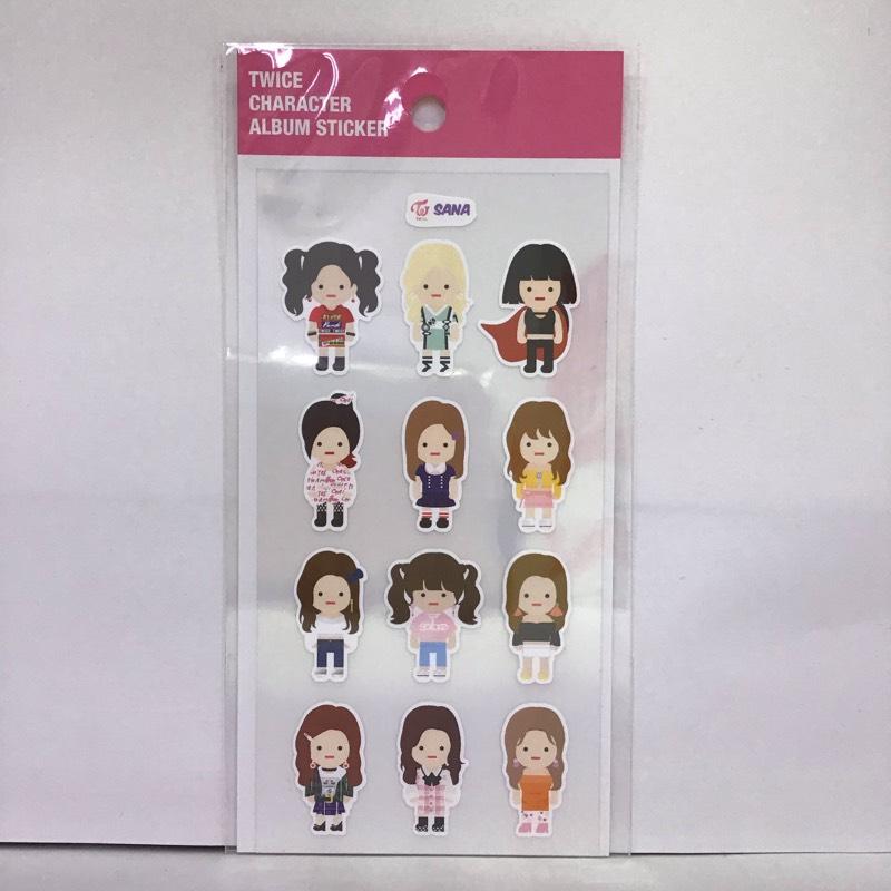TWICE 公式グッズ Twaii's Shop キャラクターアルバムステッカー サナ