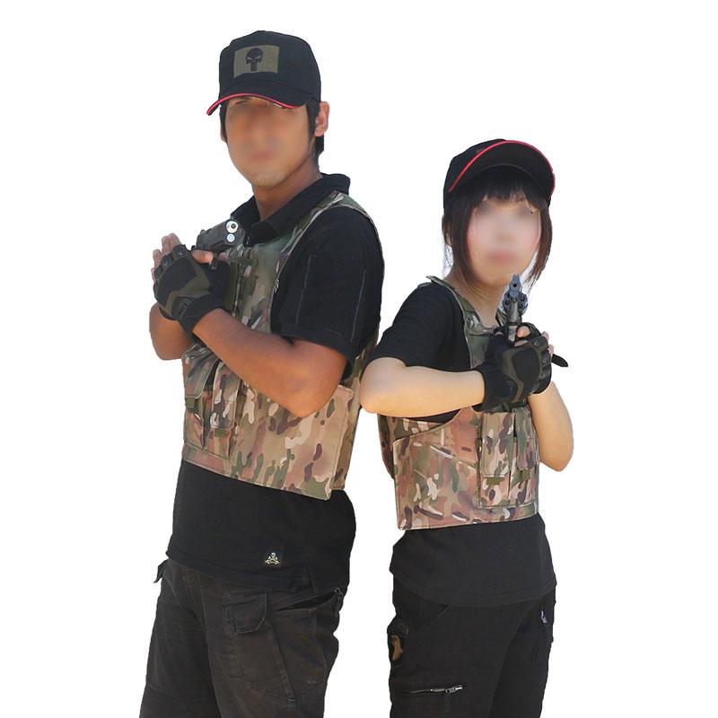 SHENKEL ハンドガン用 タクティカルベスト 迷彩 マルチカム S/Mサイズ