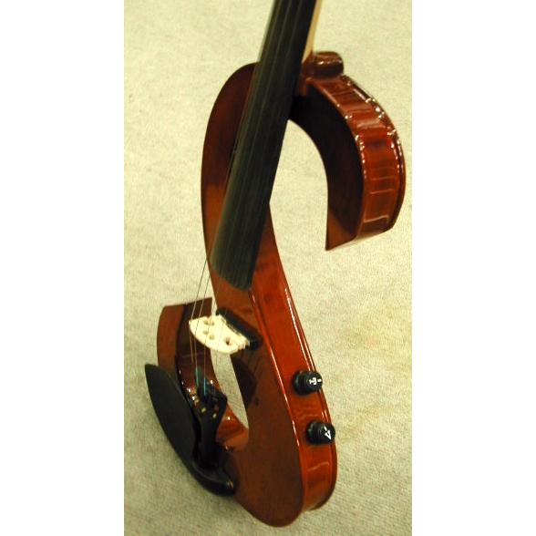 サイレント S形エレキバイオリンセット 1年保証・ケース・弓つき