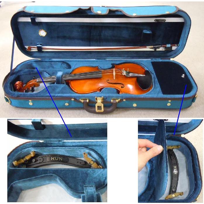 バイオリンケース ターコイズブルー色 4/4サイズ : おかげ様で創業100