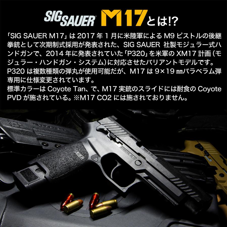 LayLax SIG SAUER ProForce M17 CO2 GBB CO2ガスガン本体 BLACK