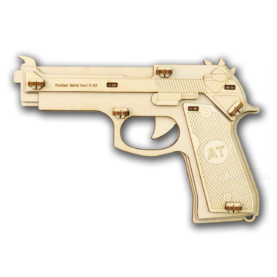 工作キット 木工作 ゴム鉄砲 手作り 子供 キッズ 男の子 おもちゃ 木製