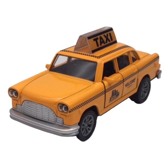 ミニカー 1/44 アメリカンタクシー チェッカーマラソン イエローキャブ