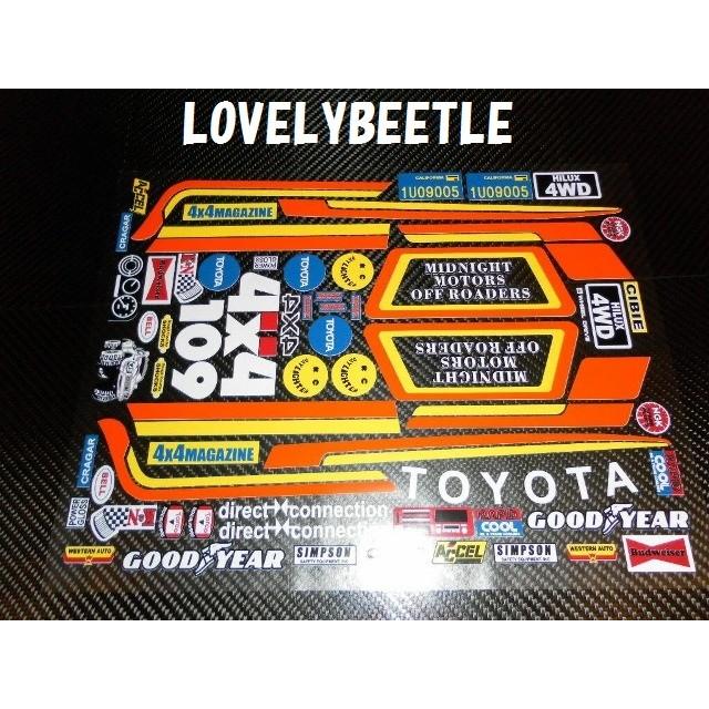 送料無料 1/10 初代 トヨタ ハイラックス4WD 旧バージョン ビニール