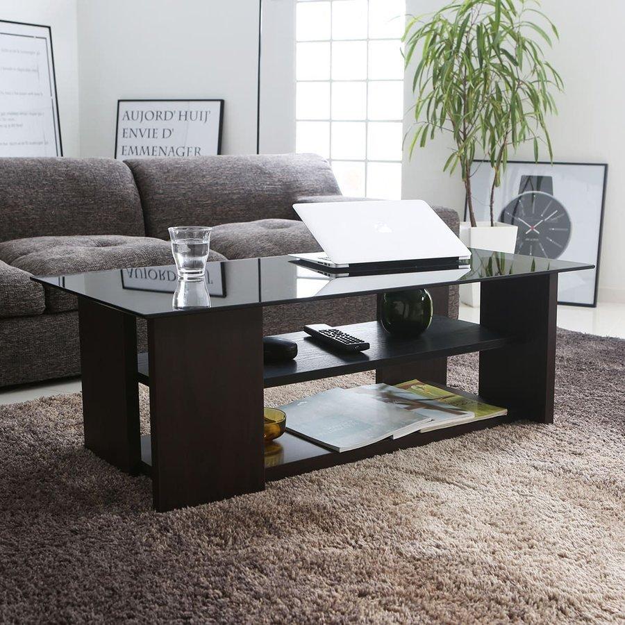 LOWYA（ロウヤ） テーブル リビング ロー おしゃれ センター ガラス