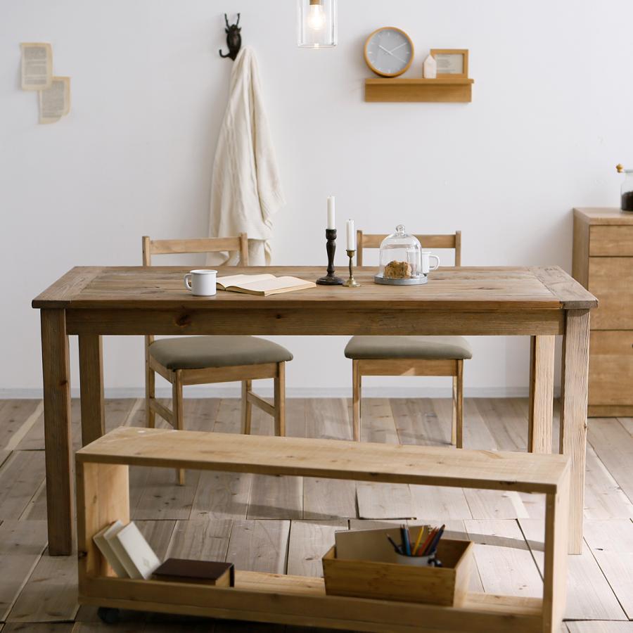 LOWYA（ロウヤ） ダイニング テーブル 古材 オールドパイン 幅160cm