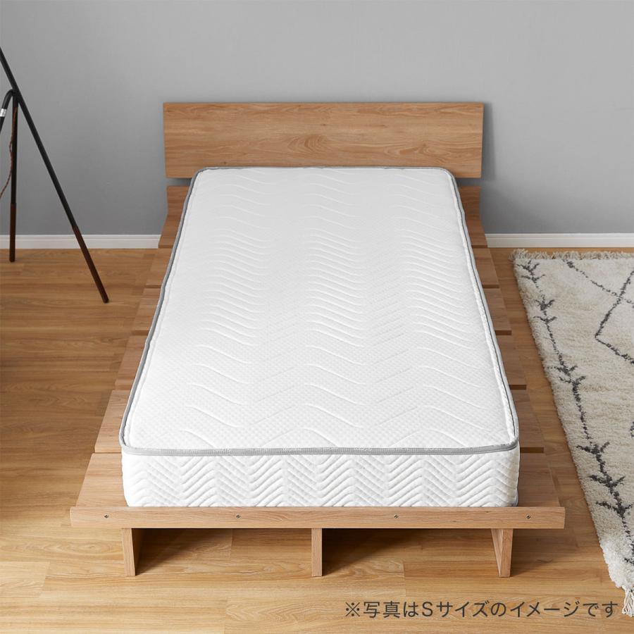 LOWYA（ロウヤ） マットレス ダブル ベッド 18cm 幅140 ポケットコイル