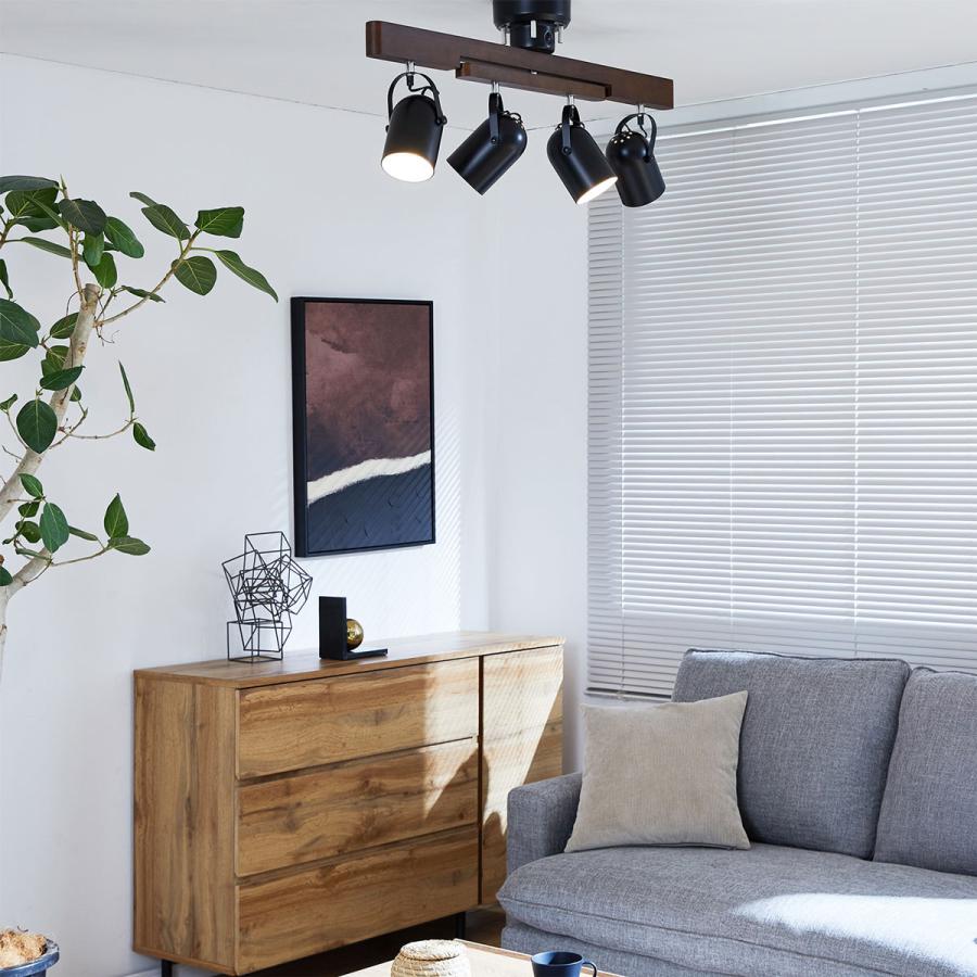 LOWYA（ロウヤ） スポットライト シーリング LED 4灯 おしゃれ