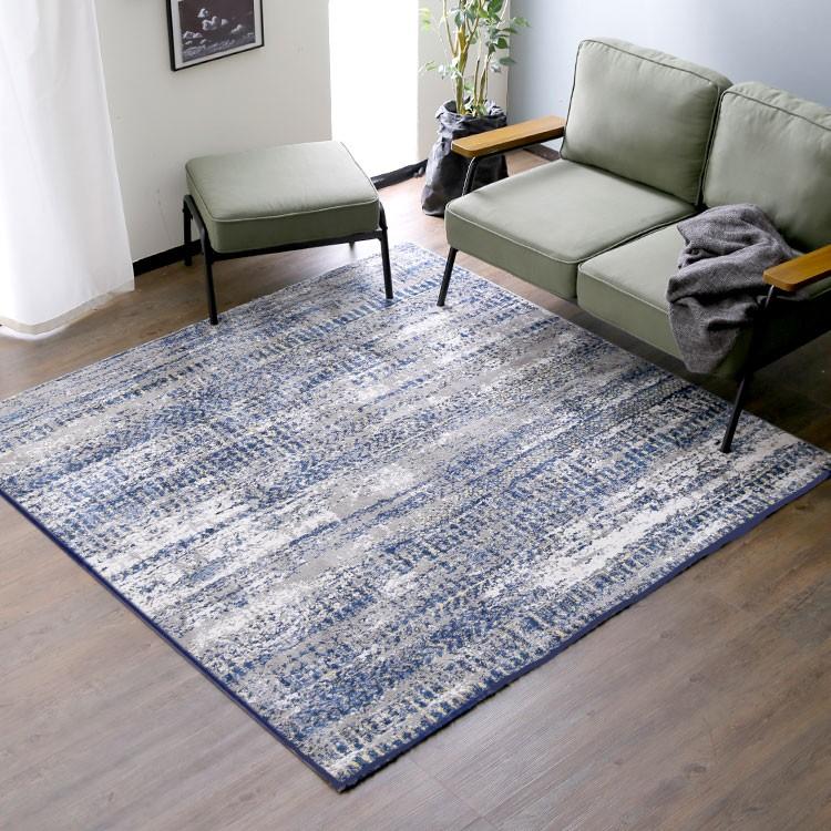 LOWYA（ロウヤ） ラグ カーペット ラグマット 冬 おしゃれ 185×185 床