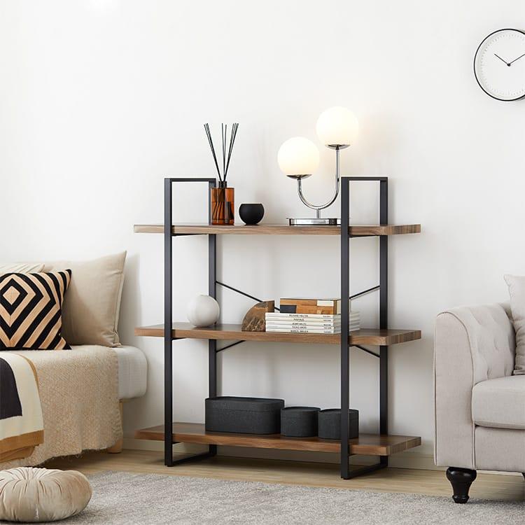 LOWYA（ロウヤ） オープンシェルフ オープンラック 幅100 3段 スチール