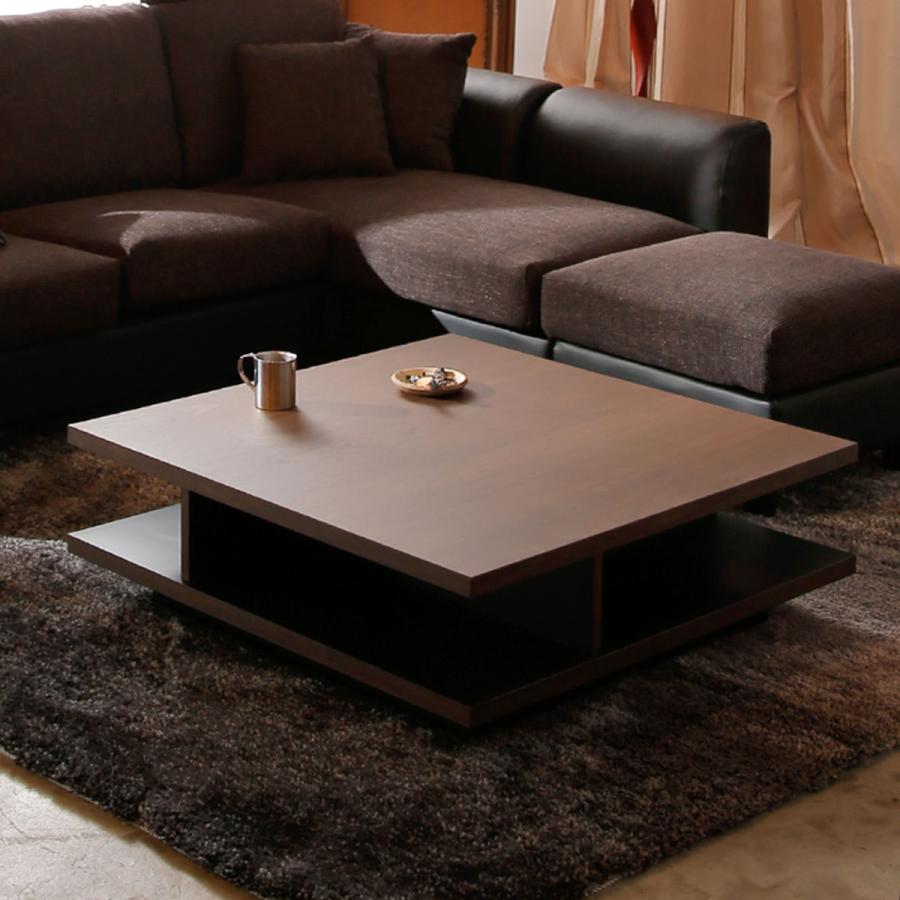 LOWYA（ロウヤ） テーブル 収納 リビングテーブル ローテーブル