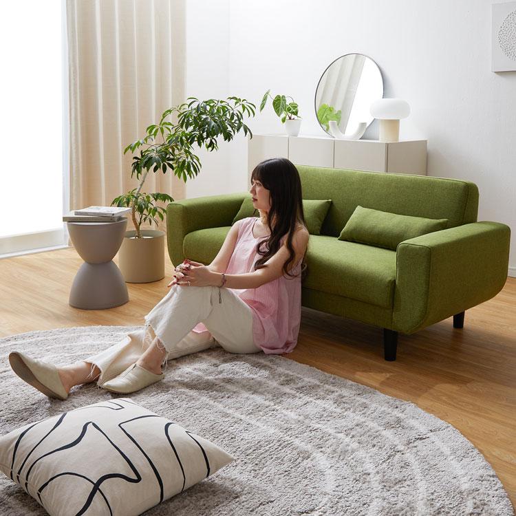 LOWYA（ロウヤ） ソファ ソファー ファブリック生地 2人掛け おしゃれ