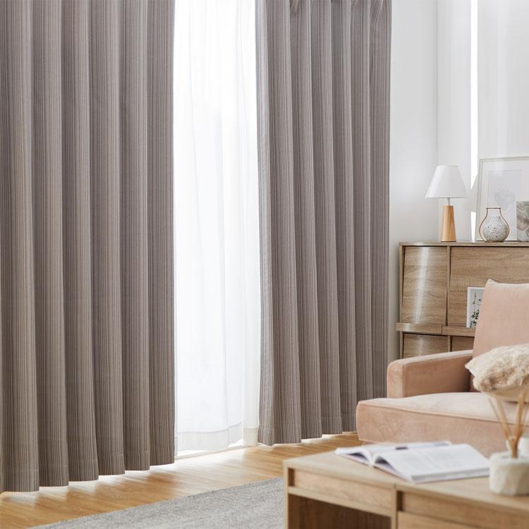 LOWYA（ロウヤ） カーテン 2枚セット 遮光 2級 遮光カーテン レース