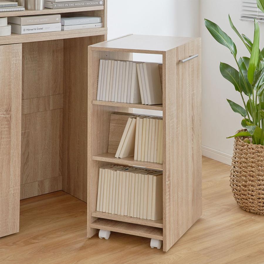 LOWYA（ロウヤ） 本棚 おしゃれ 幅90cm コミック 漫画収納 大容量 木製