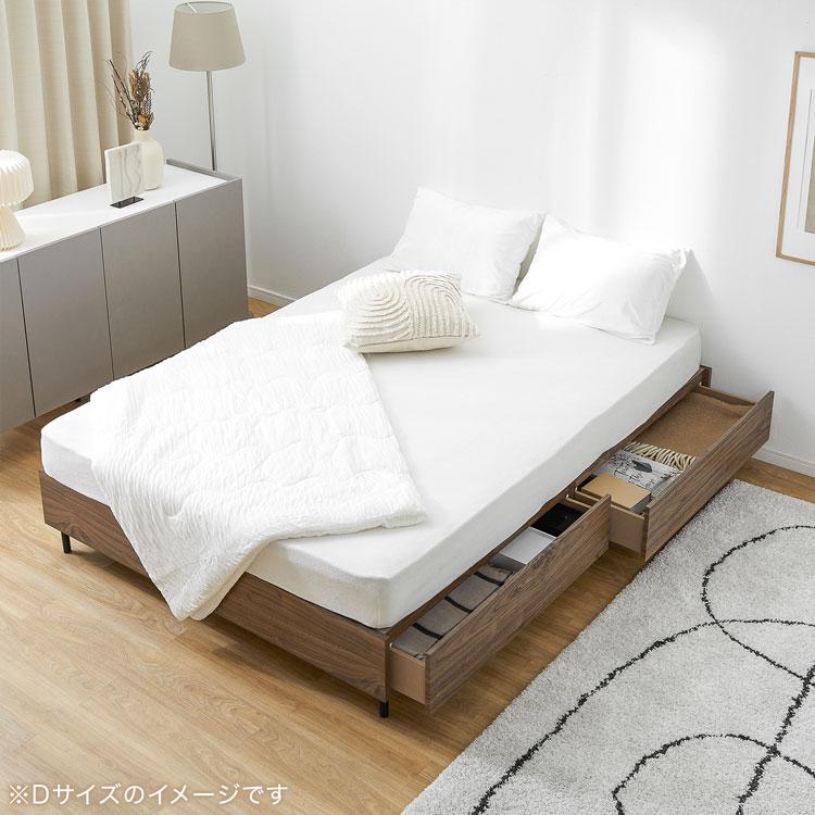 LOWYA（ロウヤ） ベッド ベッドフレーム 単品 S シングルベッド すのこ