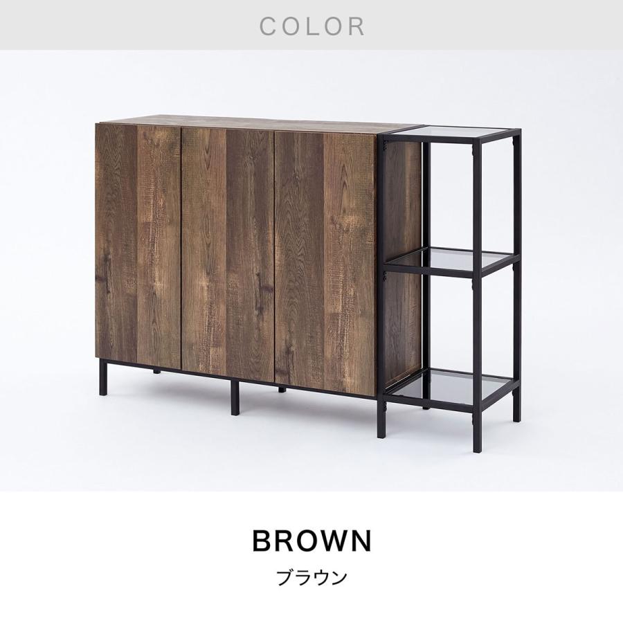 LOWYA（ロウヤ） リビングボード 収納 チェスト キャビネット リビング