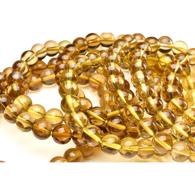 希少◇魔晶宙斯 ゼウスクォーツ(スモーキーシトリン) 7.5mm