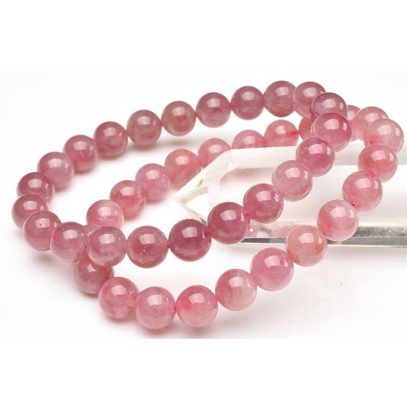 マダガスカル産◇スター効果 パープルローズクォーツ 7.5mm