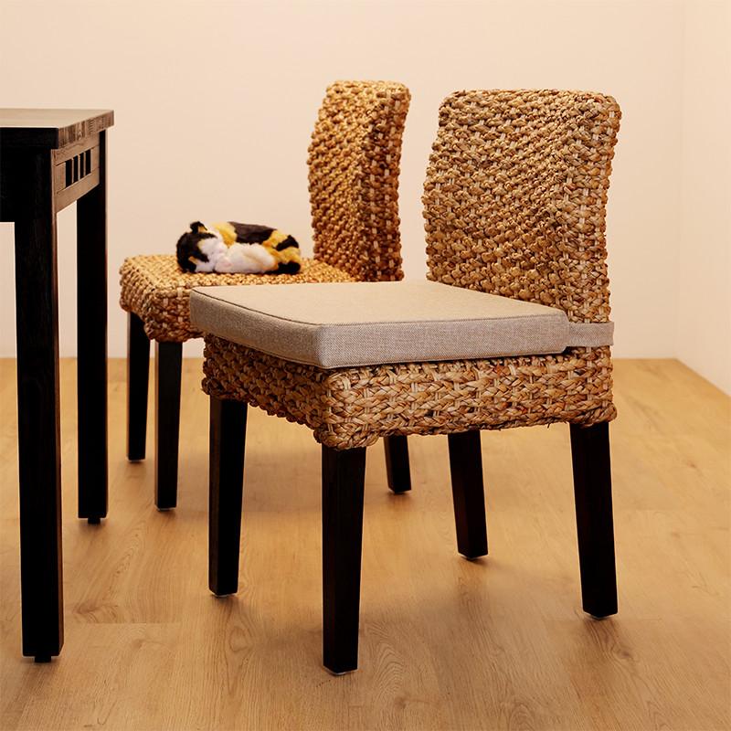 ダイニングチェア 単品 アジアンチェア おしゃれ 木製 ウォーター