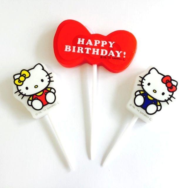 ハローキティ 誕生日キャンドル キティちゃん Hello Kitty お祝い