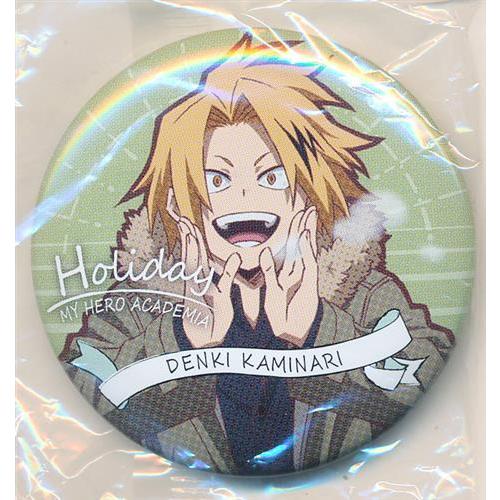 僕のヒーローアカデミア 休日 缶バッジ 上鳴電気 ヒロアカ