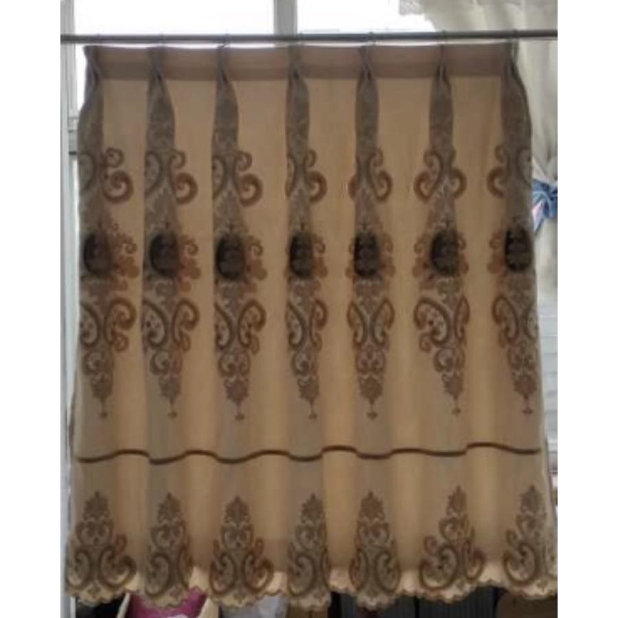 高級 カーテン 遮光カーテン ヨーロッパ風 ドレープカーテン 刺繍 1.5