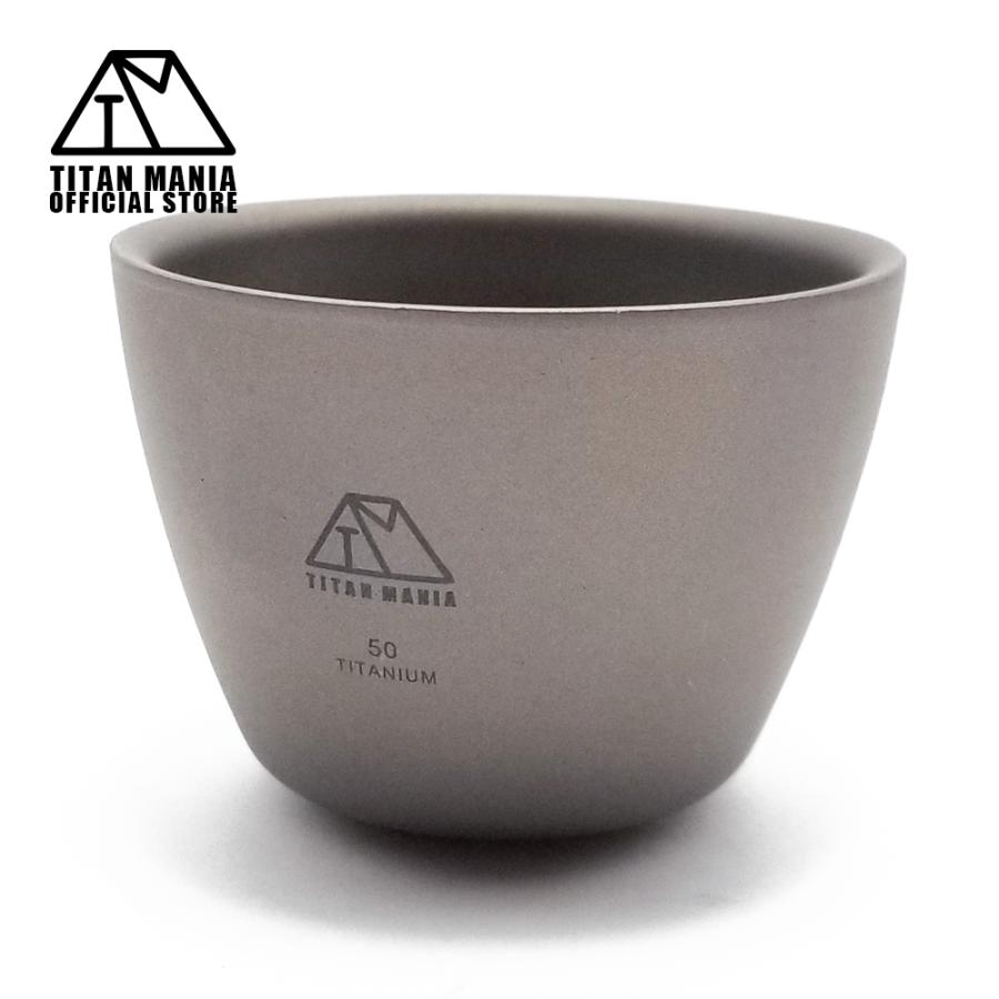 TITAN MANIA（チタンマニア） ぐい呑み おちょこ お猪口 チタン 50ml