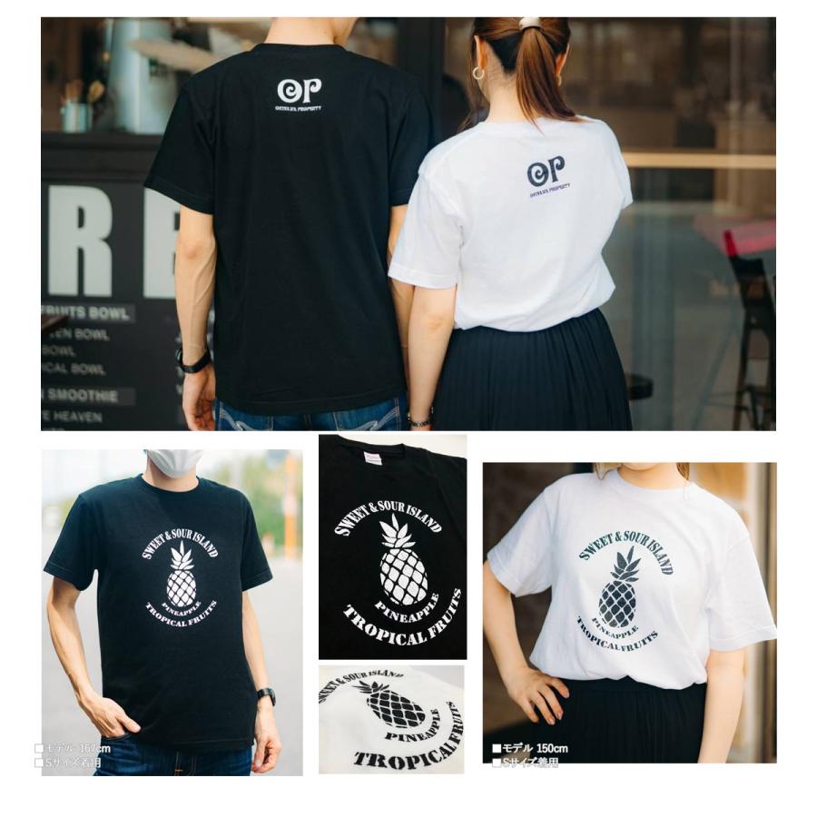 OKINAWA〜オリジナルTシャツ【PINEAPPLE】パイン パイナップル BLACK
