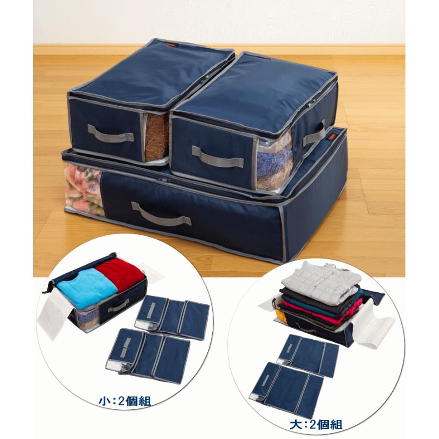 TEIJIN カラッと収納ケース プレミアム（大サイズ2個＋小サイズ1個