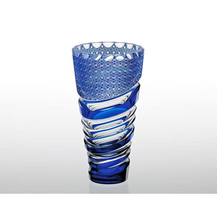 カガミクリスタル 花瓶 KAGAMI CRYSTAL 一輪挿し F486-2717-CCB 伝統