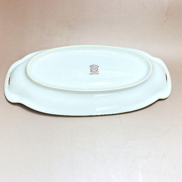 ノリタケ オールドノリタケ ラスター彩 風景紋 長皿 アールデコ