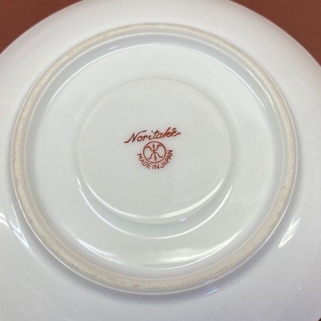 ノリタケ オールドノリタケ 金彩花柄 トリオ C&S コーヒーカップ