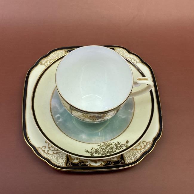 ノリタケ オールドノリタケ 金彩花柄 トリオ C&S コーヒーカップ