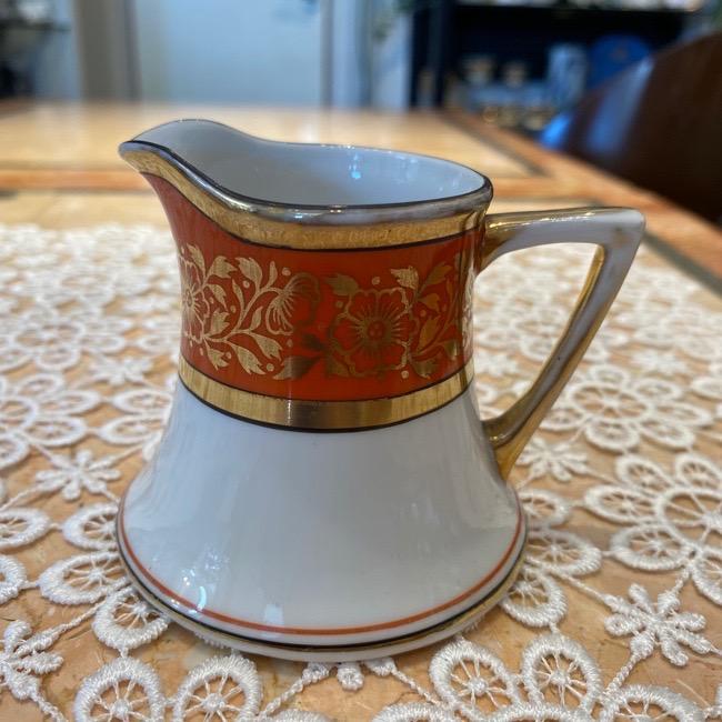 ノリタケ オールドノリタケ 東洋陶器 コクラ印 オレンジ 金彩花模様