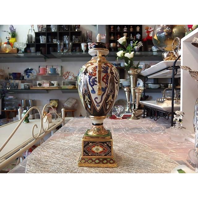 オールドノリタケ 三足 風景画 エナメル盛り ディッシュ メイプルリーフ