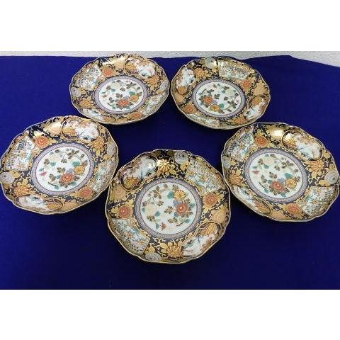 琳派古伊万里様式 中皿 和皿揃 5枚揃え 有田焼 賞美堂 得トクセール