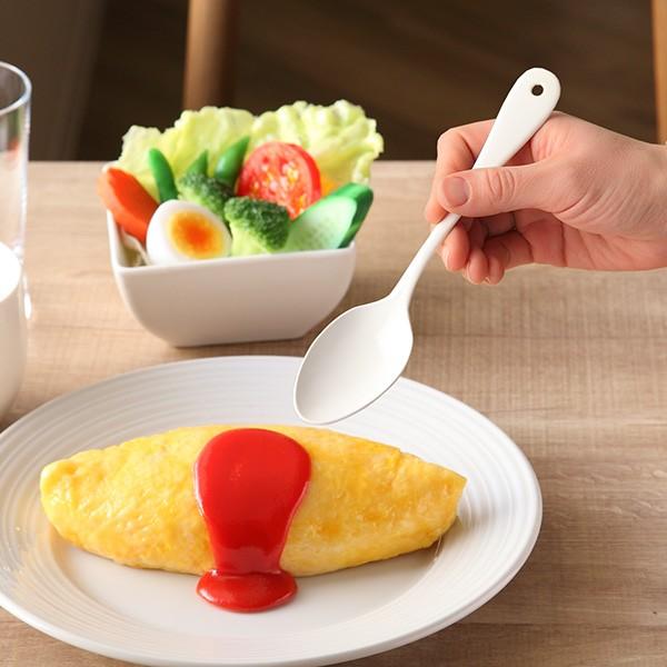 デザートスプーン ブラン blanc ステンレス製 スプーン ホーロー 日本