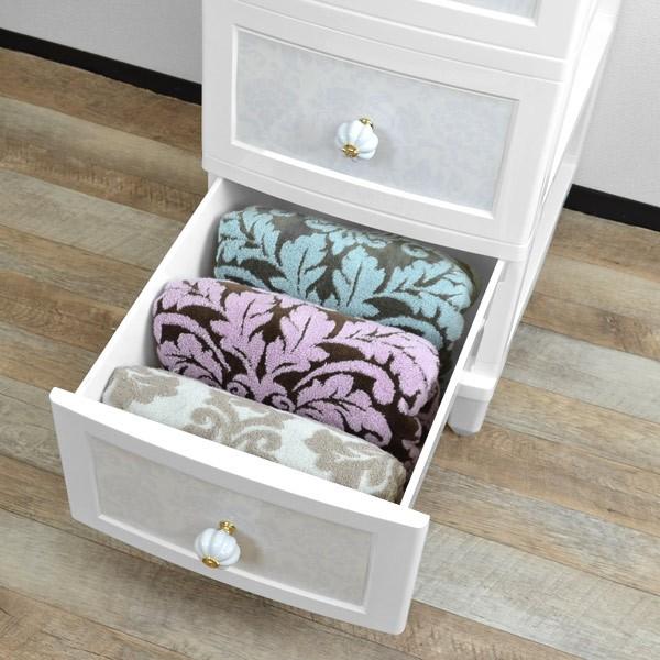 収納ケース アンティーク風チェスト 5段 姫系 家具 （ チェスト 衣類