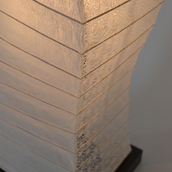 フロアライト 和紙 フロアランプ 揉み紙X麻葉白 （ フロアスタンド