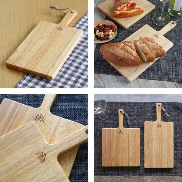 サービングプレート レクタン 木製 ラバーウッド warms 3枚セット