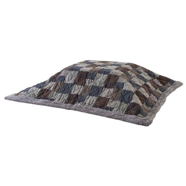 こたつ布団 正方形 190×190cm チェック柄 ネイビー （ こたつ こたつ